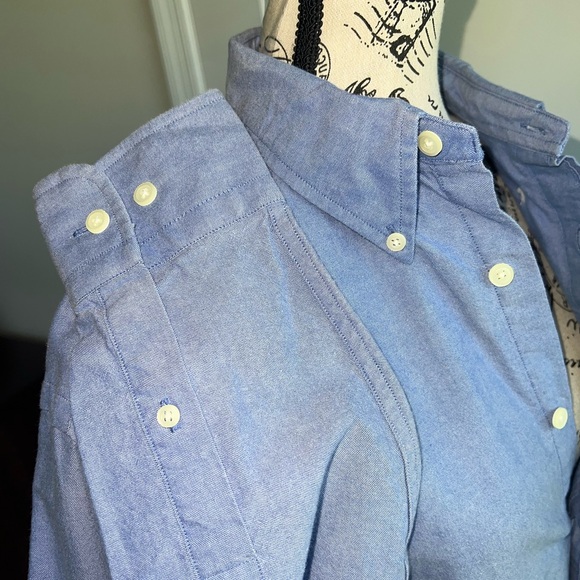 Mens Nautica Button Down Long Sleeve Dress Shirt - Picture 3 of 7